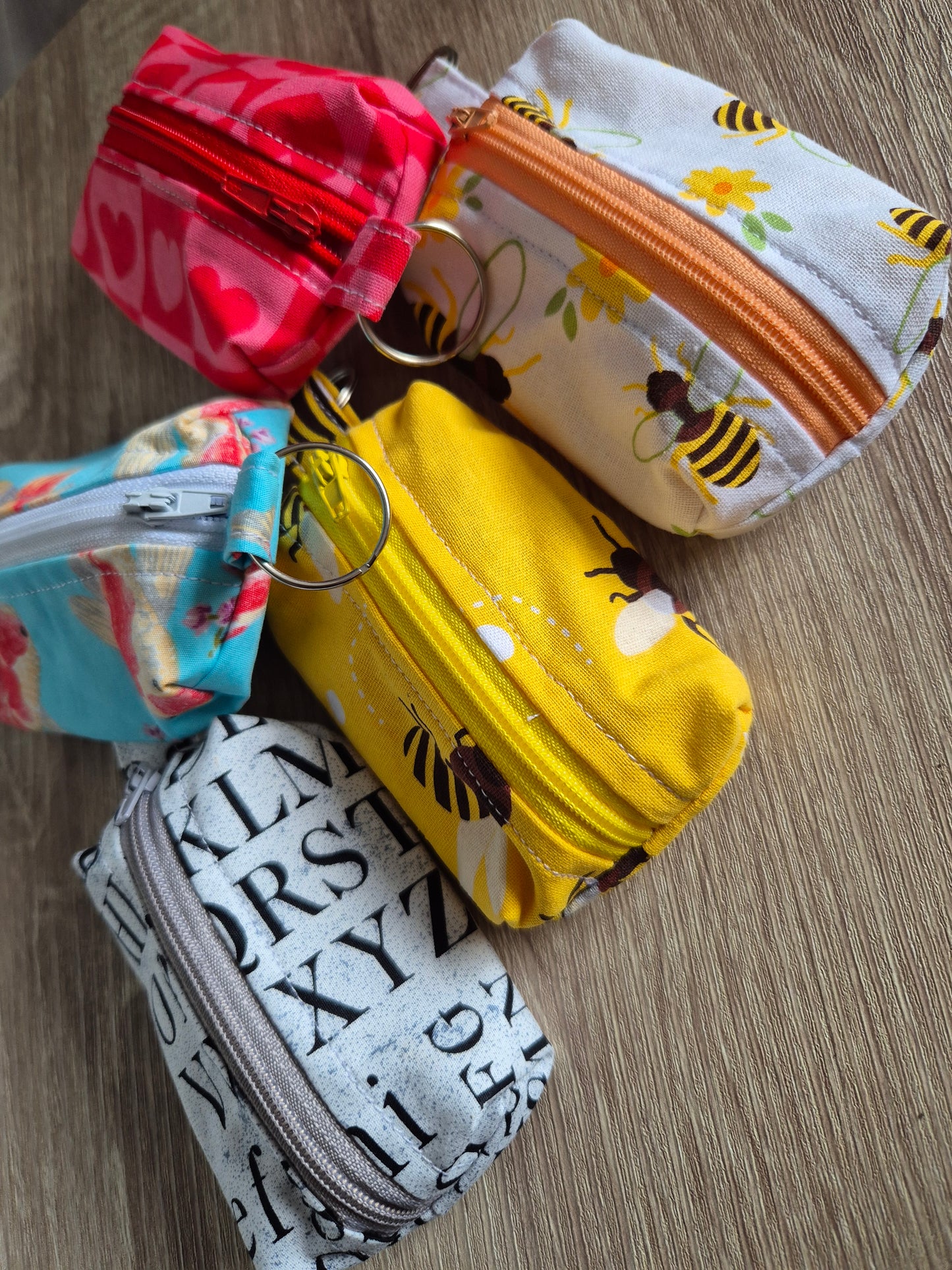 Boxy Mini Coin Purse Keyring